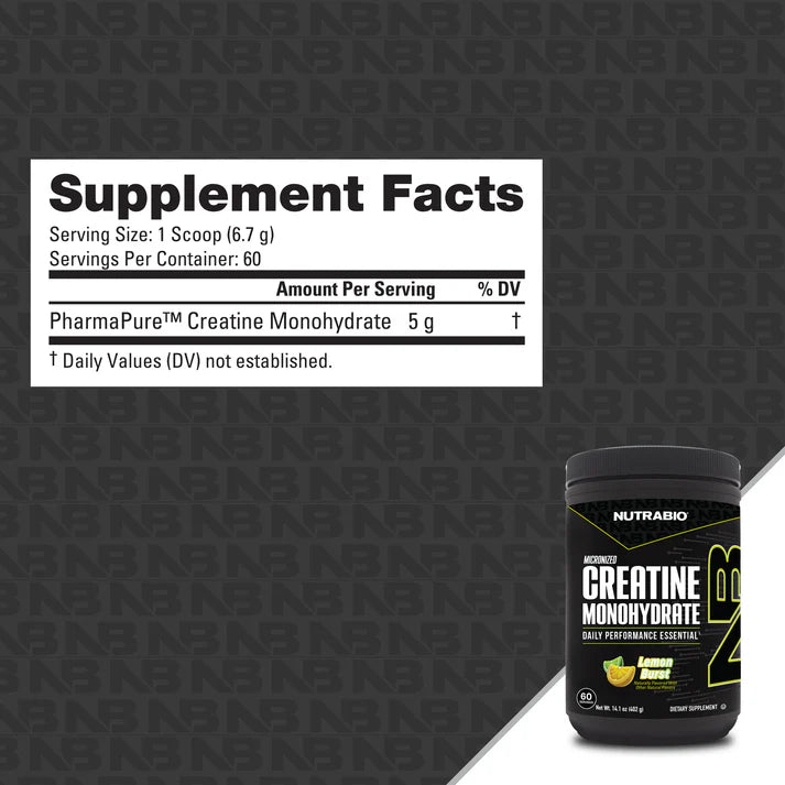 NutraBio Creatine Burst
