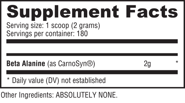 Beta Alanine Powder 360 grams